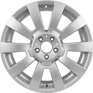 2010-2012 Mercedes-Benz GLK250 Silver 19x7.5 10-Spoke Silver Painted Alloy Wheel (Remanufactured OEM)