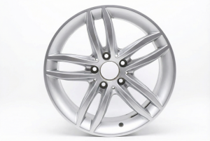 2012-2014 Mercedes-Benz C300 Silver 17x8.5 10-Spoke Painted Silver Alloy Rear Wheel (Remanufactured OEM)
