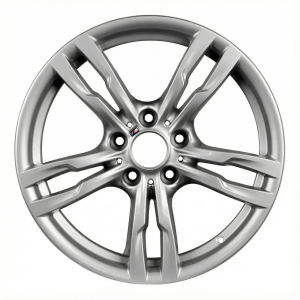 2014-2016 BMW 428i Silver 18x8.5 5-Spoke Painted Silver Alloy Rear Wheel (Remanufactured OEM)