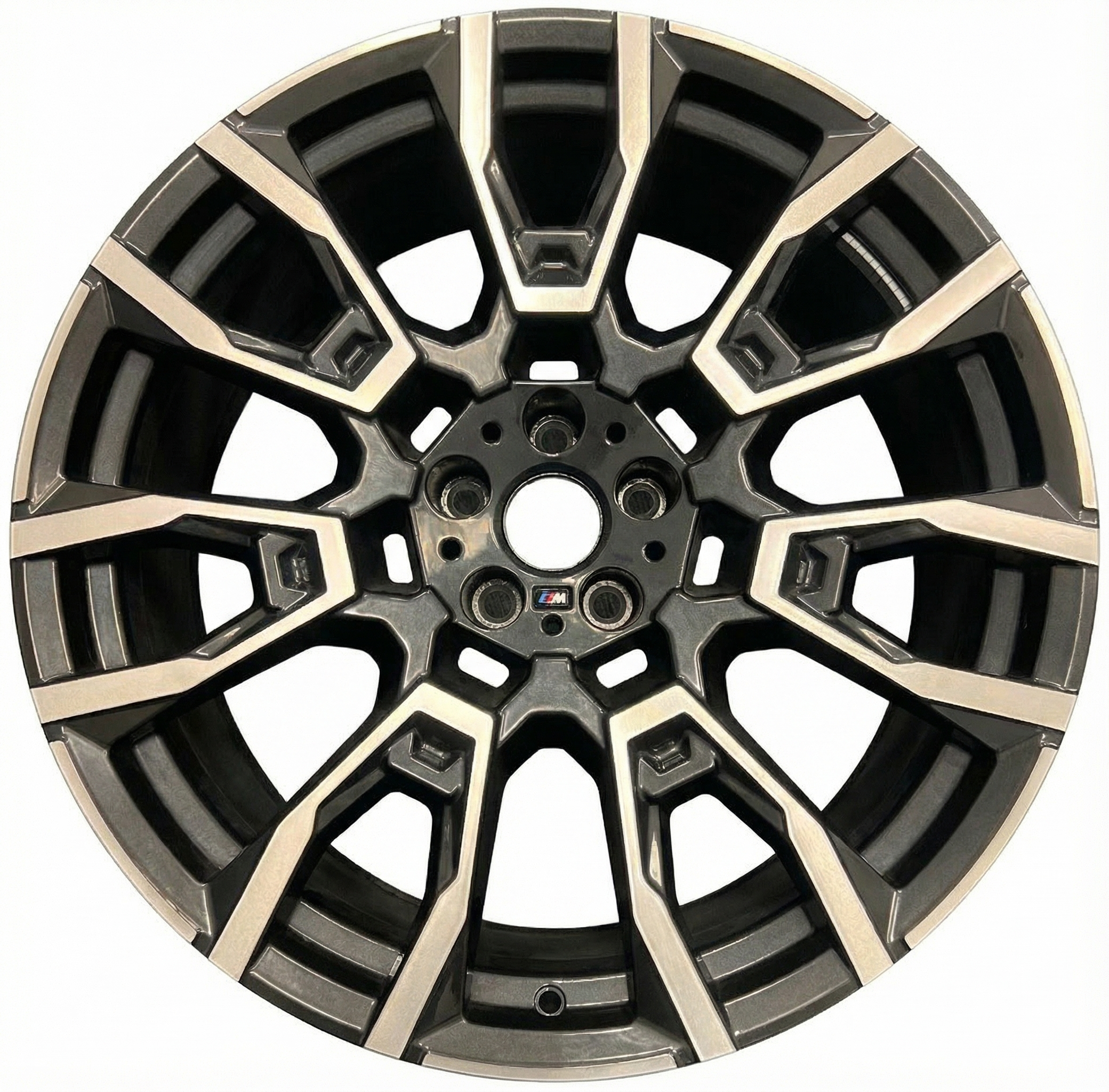 2024-2025 BMW X6 Black 21x9.5 14-Spoke Machined Charcoal Alloy Wheel (Remanufactured OEM)