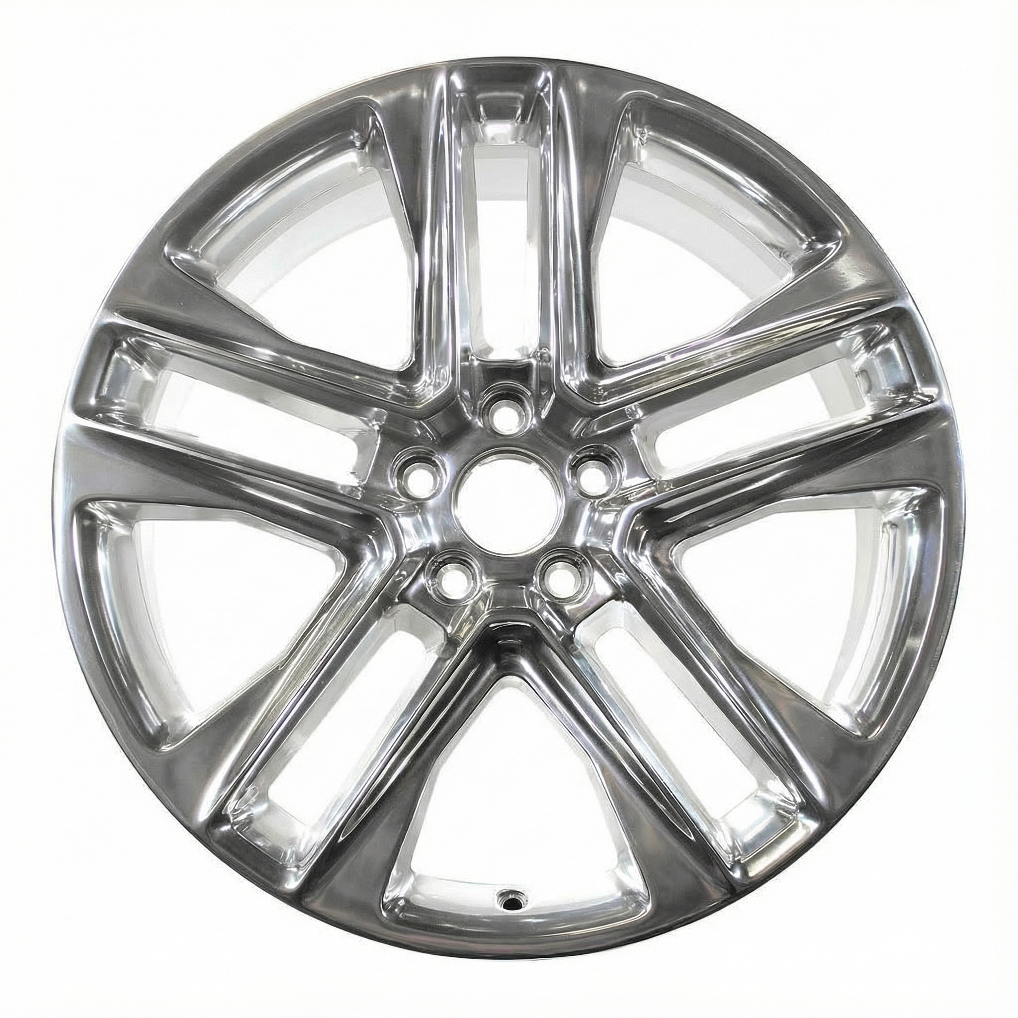 2016-2017 Ford Explorer 20x8.5 5 Double Spoke Polished Aluminum Wheel (Remanufactured OEM)