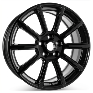 2016-2023 Ford Mustang Black Black Painted Alloy Wheel (Remanufactured OEM)