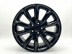 2014-2016 Jeep Cherokee Black 18x7 5 V-Spoke Painted Aluminum Wheel (Remanufactured OEM)