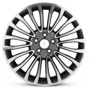 2017-2018 Ford Fusion Black Machined Charcoal Alloy Wheel (Remanufactured OEM)