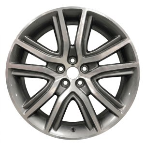2019-2024 Ford Edge Silver 20x8 10-Spoke Painted Aluminum Alloy Wheel (Remanufactured OEM)