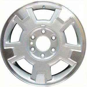 2009-2014 Ford F-150 17x7.5 5-Spoke Machined Silver Alloy Wheel (Used OEM)
