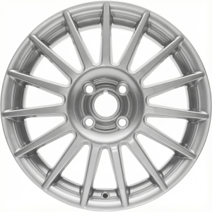 2009-2011 Ford Focus Silver 17x7 15-Spoke Light Hyper Charcoal Alloy Wheel (Remanufactured OEM)