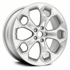 2013-2019 Ford Escape Silver 19x8 5 Y-Spoke Medium Hyper Silver Aluminum Wheel (Remanufactured OEM)