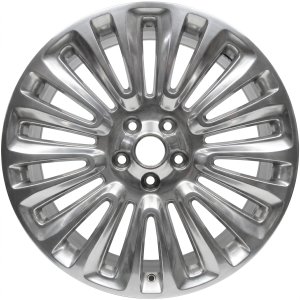 2013-2016 Lincoln MKZ 18-Spoke Full Polished Alloy Wheel (Remanufactured OEM)
