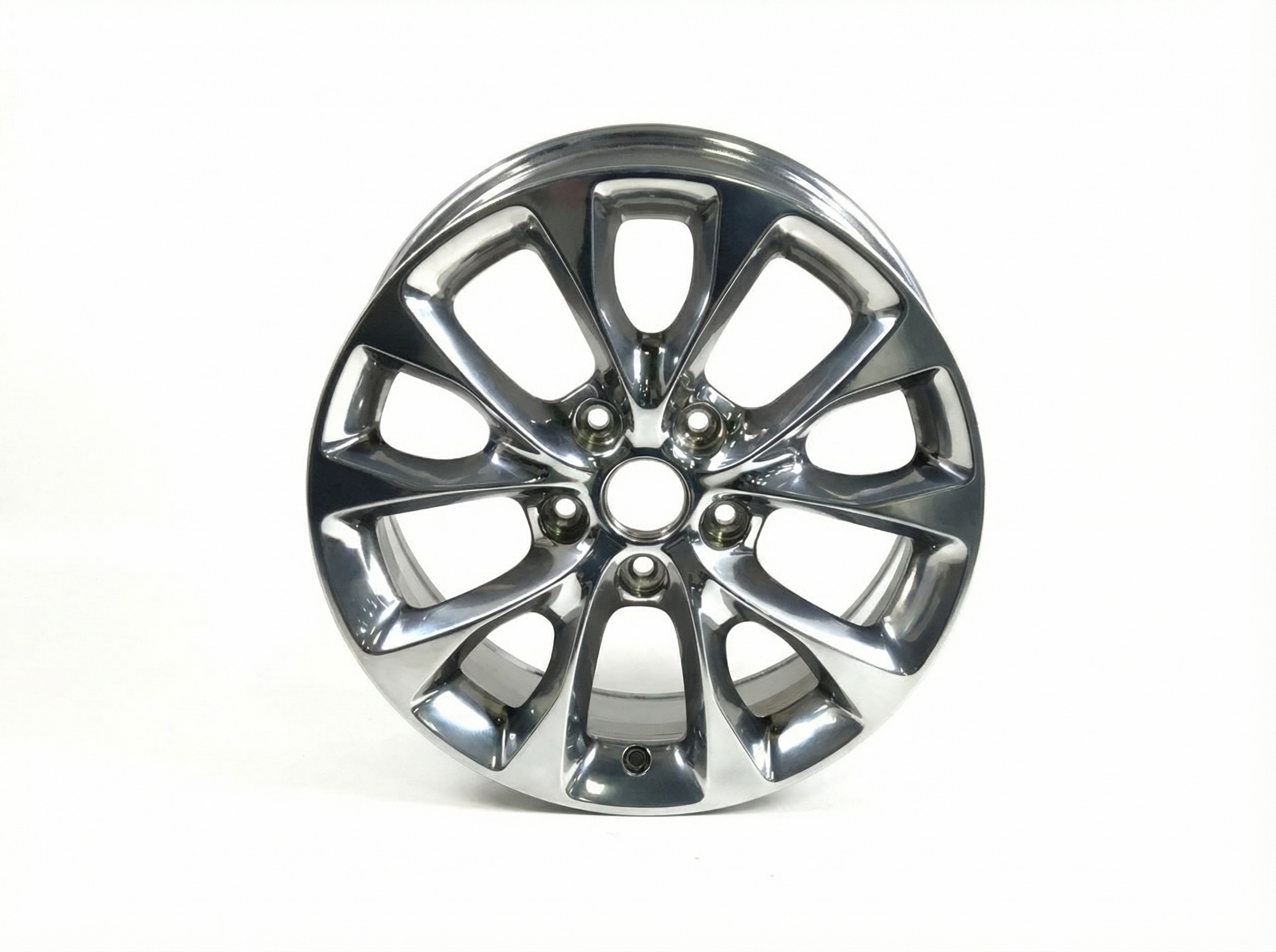 2021-2025 Chrysler Pacifica 18x7.5 5 V-Spoke Polished Alloy Wheel (Remanufactured OEM)