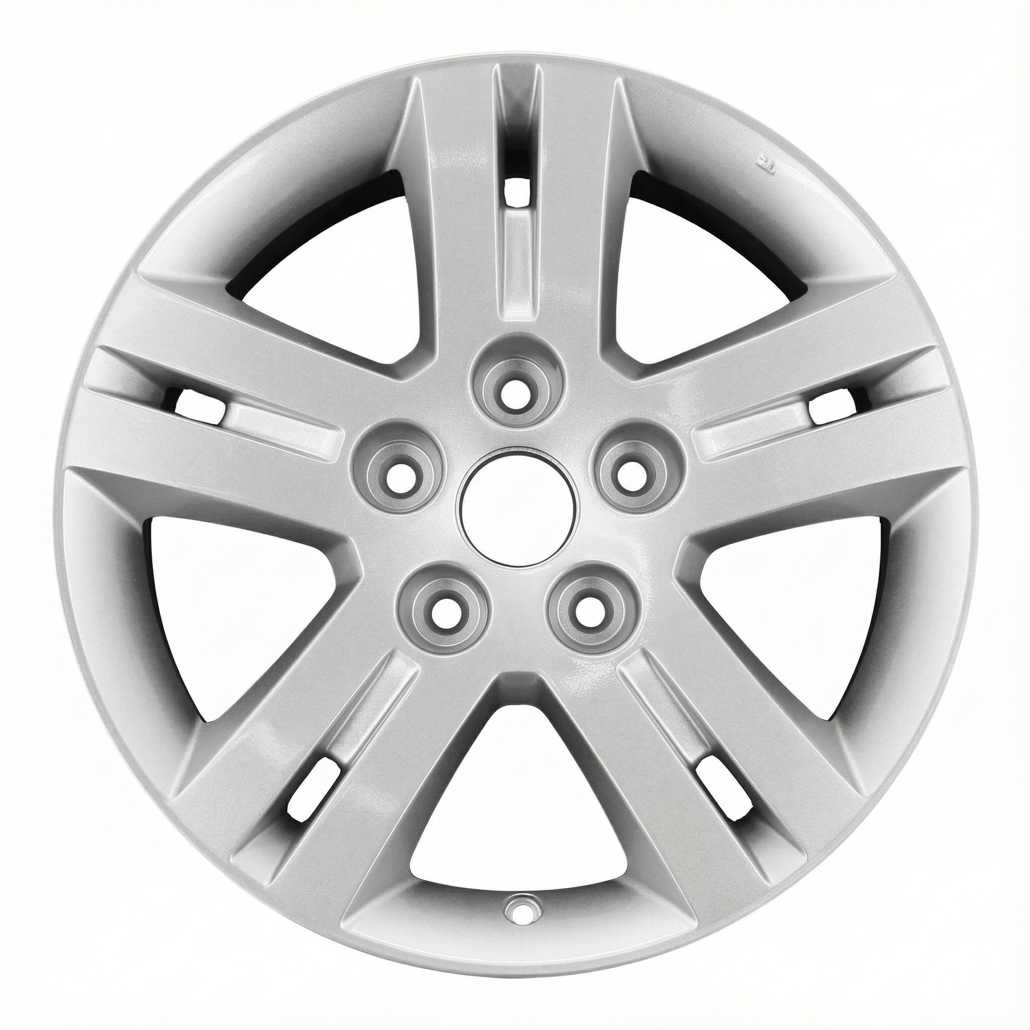 2008-2010 Dodge Grand Caravan Silver 17x6.5 10-Spoke Painted Silver Alloy Wheel (Remanufactured OEM)