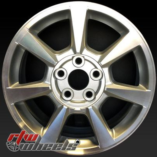 2007-2013 Chevrolet Avalanche Silver 17x7.5 Machined Silver Aluminum Alloy Wheel (Remanufactured OEM)
