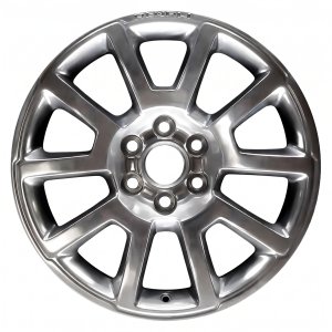 2016-2018 GMC Sierra 1500 Silver 20x9 10-Spoke Polished Alloy Wheel (Used OEM)
