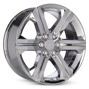 2014-2019 GMC Sierra 1500 Chrome 22x9 6-Spoke Chrome Alloy Wheel (Used OEM)