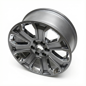 2015-2020 GMC Yukon XL Black 22x9 6-Spoke Accessory Alloy Wheel (Remanufactured OEM)