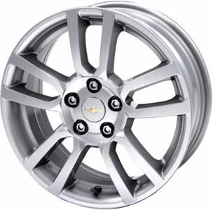 2012-2016 Chevrolet Sonic Silver 16x6 10-Spoke Silver Painted Alloy Wheel (Remanufactured OEM)