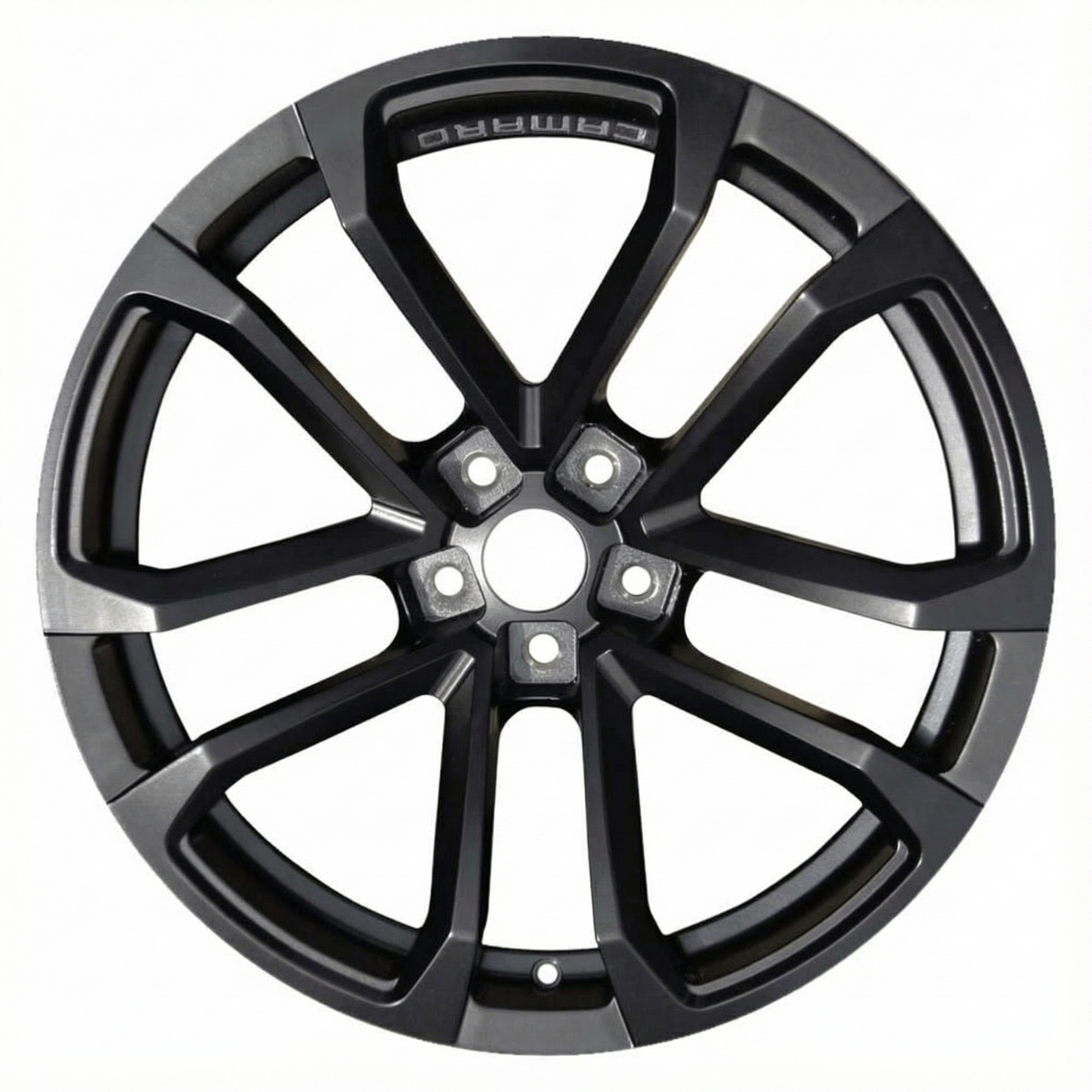 2012-2015 Chevrolet Camaro Black 20x11 5 Double-Spoke Painted Matte Black Alloy Rear Wheel (Remanufactured OEM)