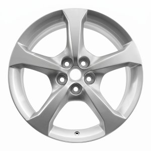2013-2015 Chevrolet Camaro Silver 20x9 5-Spoke Bright Hyper Rear Alloy Wheel (Remanufactured OEM)