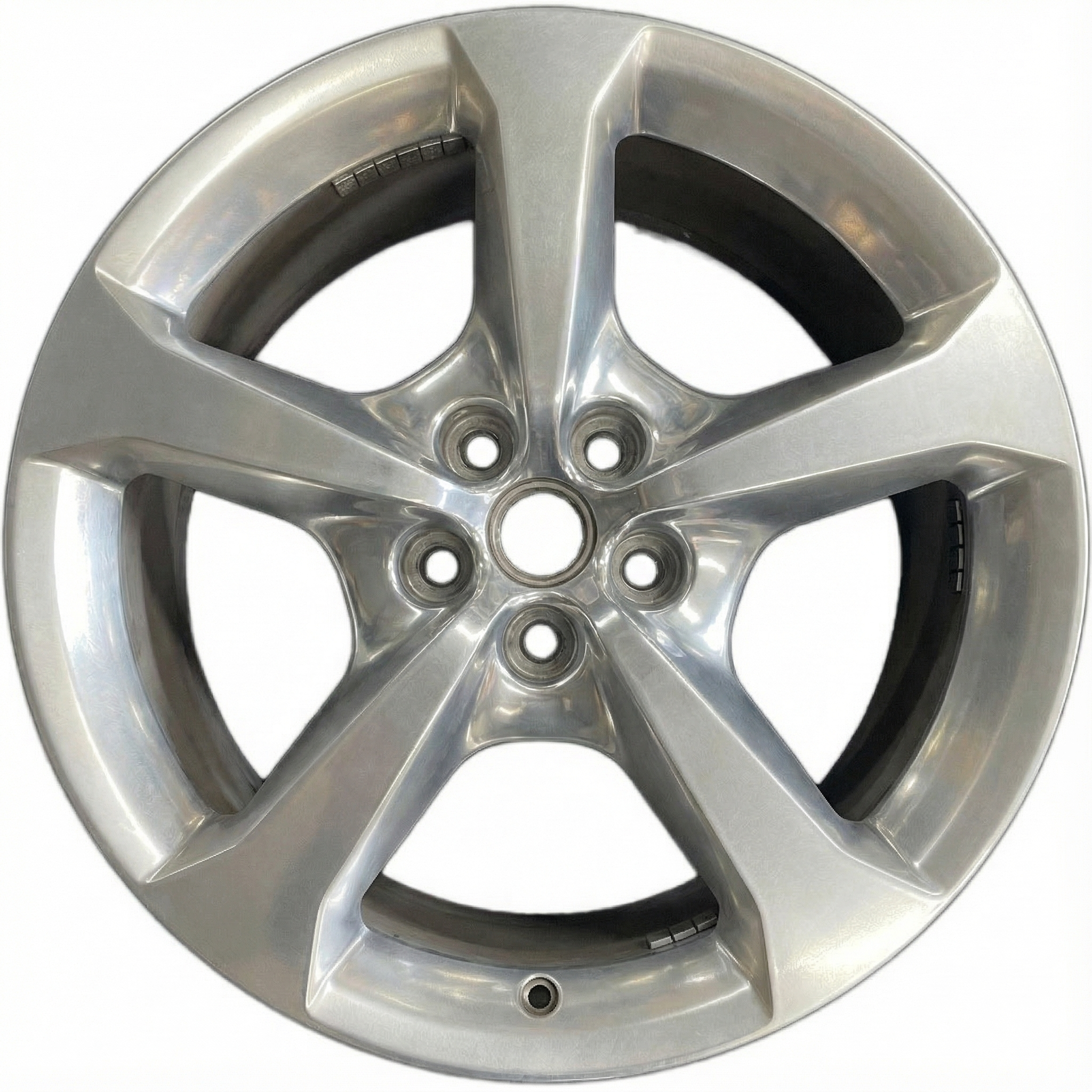 2013-2015 Chevrolet Camaro 20x9 5-Spoke Full Polished Alloy Wheel (Remanufactured OEM)