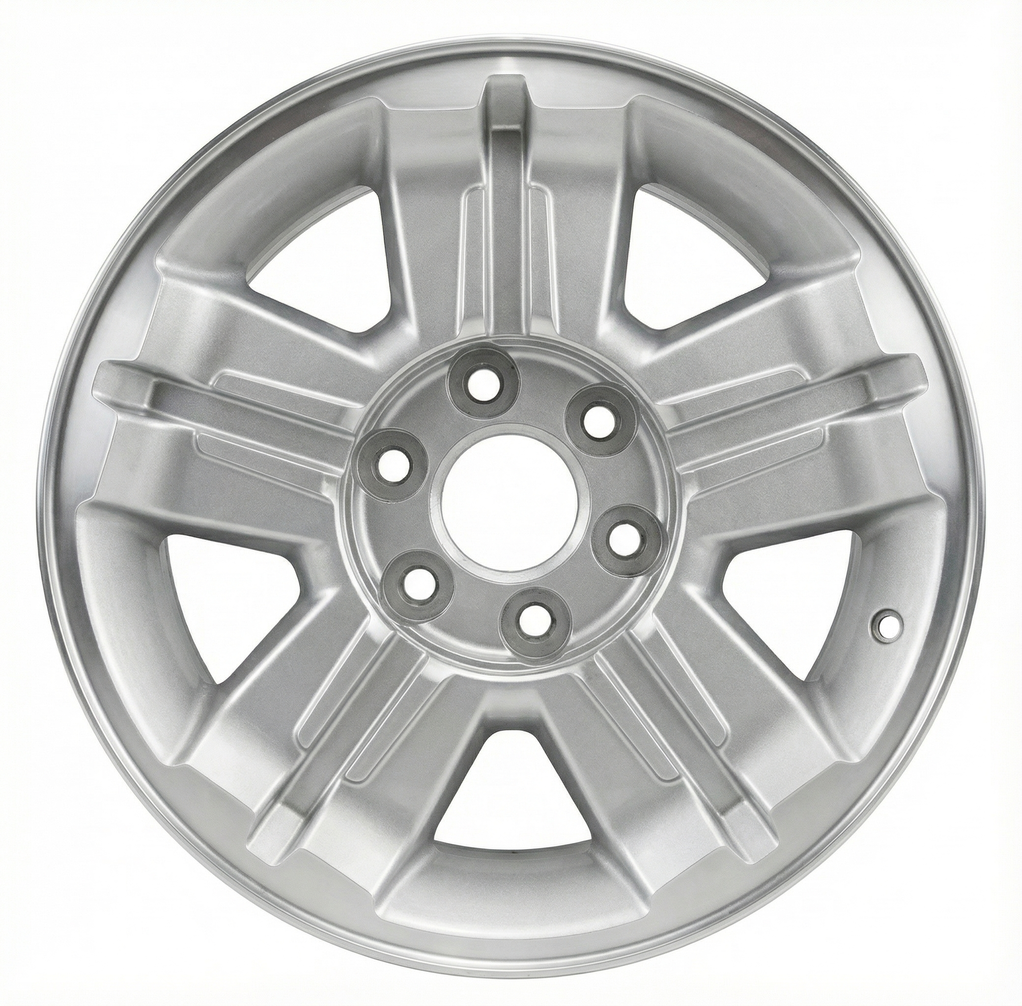 2007-2013 Chevrolet Silverado 1500 Silver 18x8 Machined Silver Alloy Wheel (Remanufactured OEM)