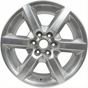 2007-2010 GMC Acadia 19-inch 6-Spoke Polished Aluminum Alloy Wheel (Remanufactured OEM)