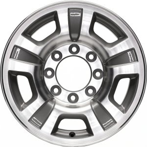 2007-2010 Chevrolet Silverado 1500 Silver 17x7.5 5-Spoke Aluminum Wheel (Used OEM)