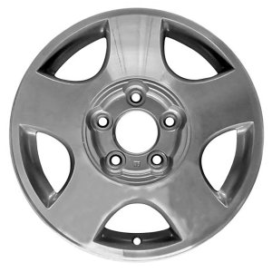 2002-2005 Chevrolet Malibu Silver 15x6 5-Spoke Silver Aluminum Wheel - Right (Passenger) (Used OEM)