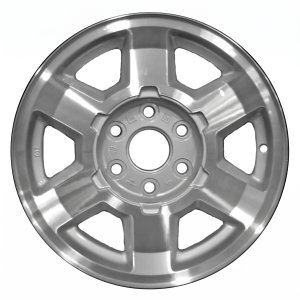 2004-2007 GMC Sierra 1500 17x7.5 6-Spoke Machined Aluminum Alloy Wheel (Used OEM)