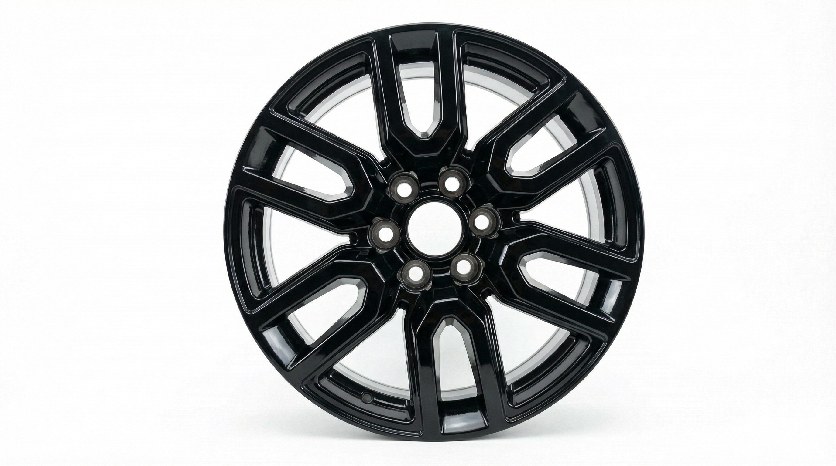2019-2025 GMC Sierra 1500 Black 12-Spoke Painted Alloy Wheel (Remanufactured OEM)