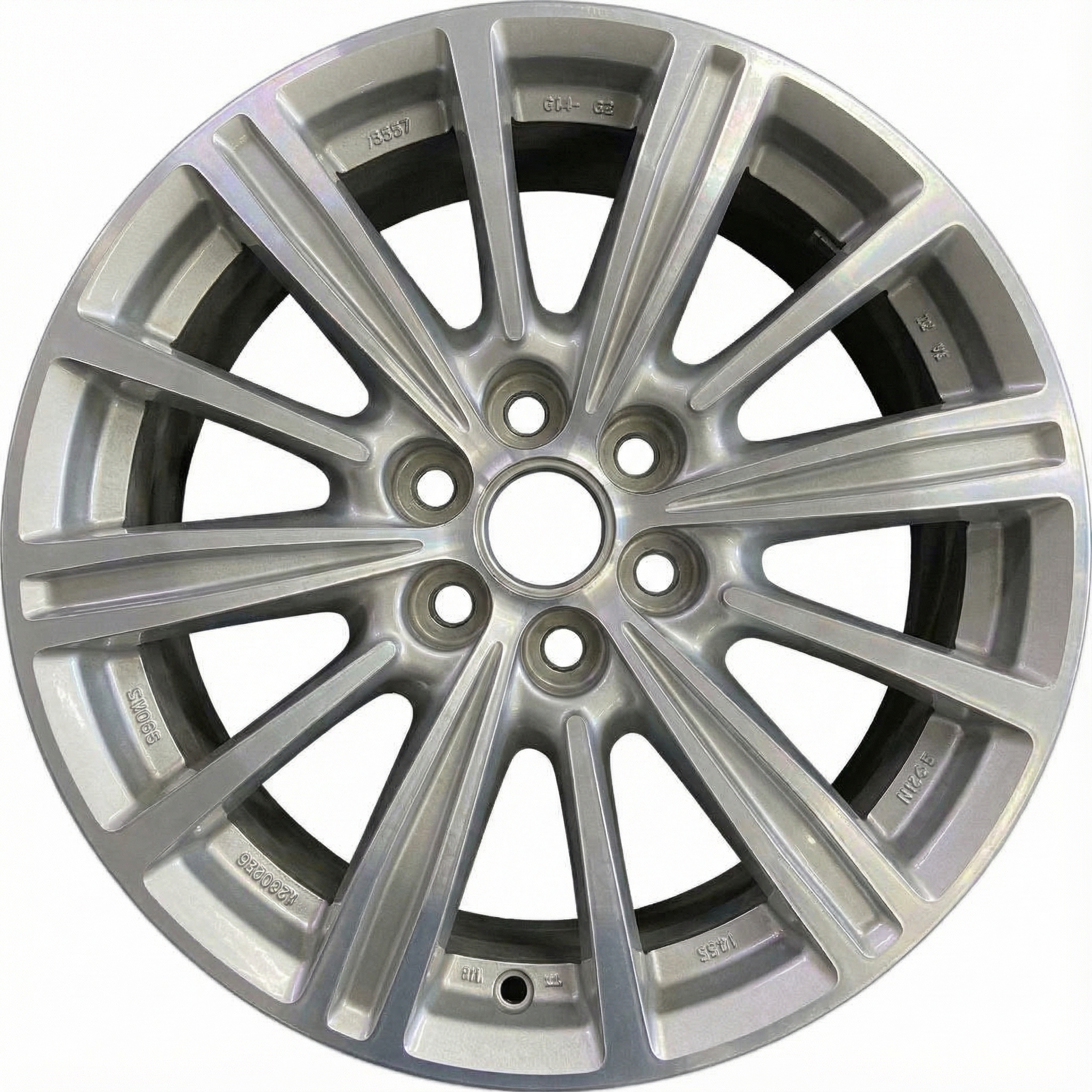 2017-2019 Cadillac XT5 Silver 18x8 Painted Silver Alloy Wheel (Remanufactured OEM)