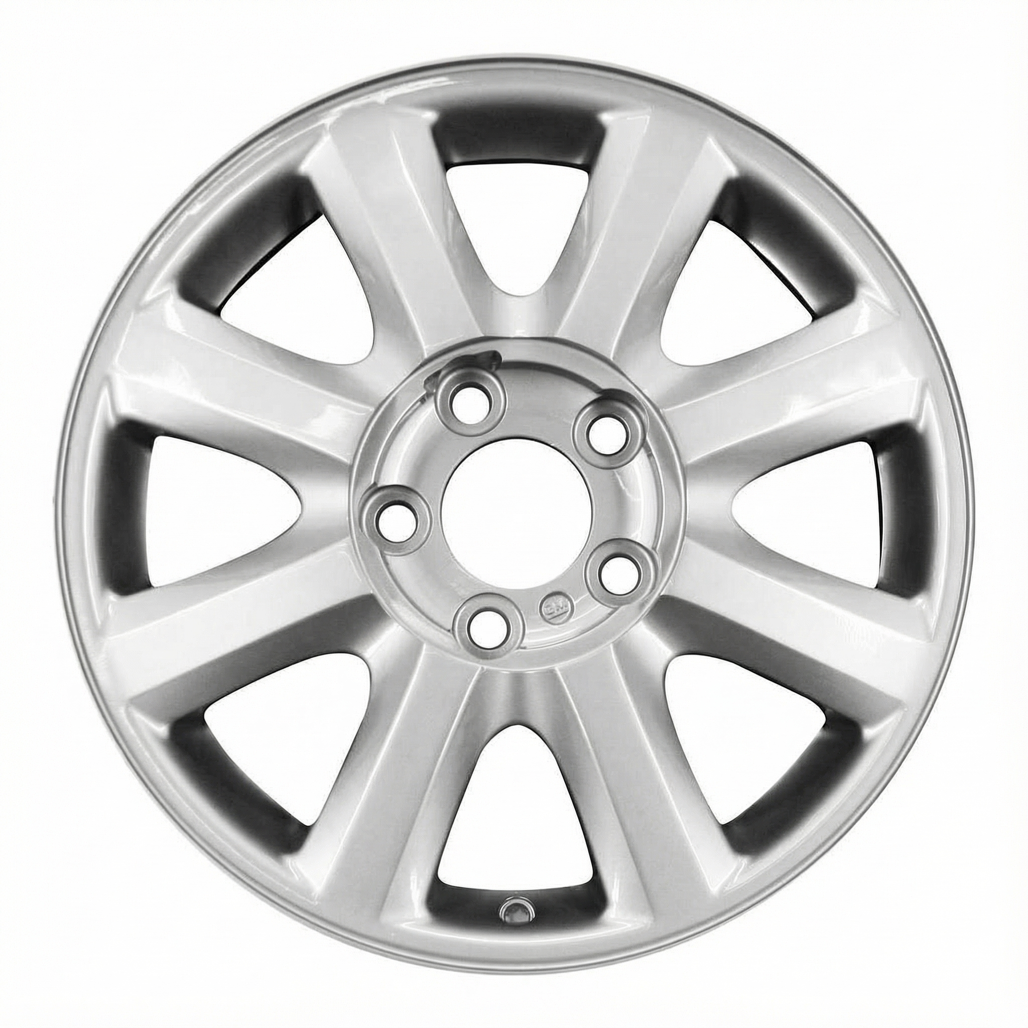 2005-2006 Buick Allure Silver 16-inch 8-Spoke Painted Silver Aluminum Wheel (Remanufactured OEM)