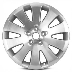 2011 Buick Regal Silver 19x8.5 10-Spoke Machined Silver Alloy Wheel (Remanufactured OEM)