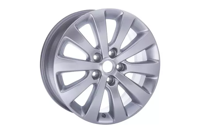 2012-2017 Buick Verano Silver 17x7 10-Spoke Bright Hyper Painted Alloy Wheel (Remanufactured OEM)