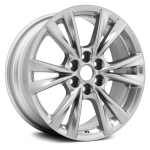 2020-2025 Cadillac XT5 Silver 18x8 Smoked Hyper Silver Alloy Wheel (Remanufactured OEM)