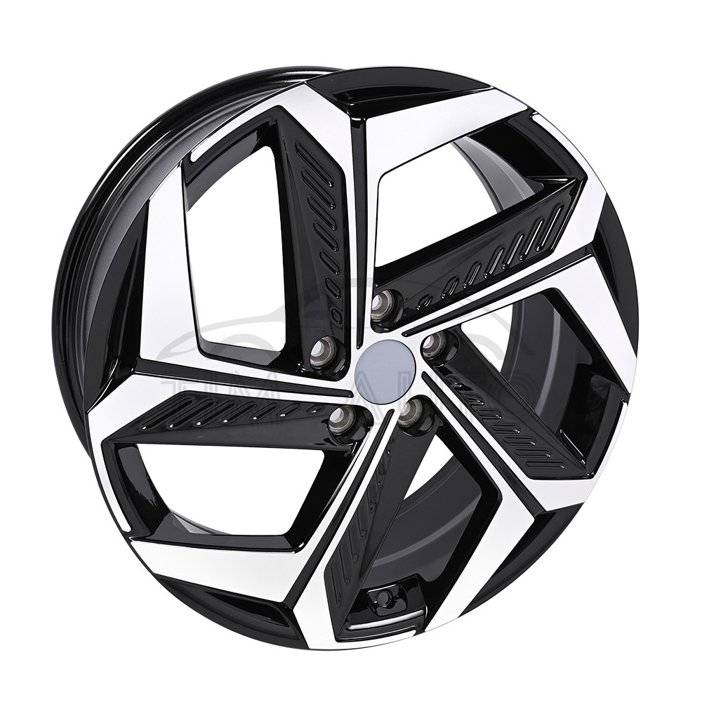 2022-2024 Hyundai Tucson Black 19x7.5 5-Spoke Machined Charcoal Alloy Wheel (Used OEM)