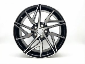 2022-2023 Kia Stinger Black 18x8 5 Split-Spoke Machined Black Alloy Wheel (Remanufactured OEM)