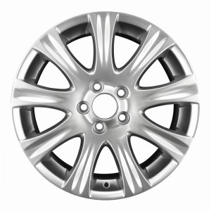 2009-2016 Volvo S80 17x7 9-Spoke Bright Hyper Cassini Alloy Wheel (Remanufactured OEM)