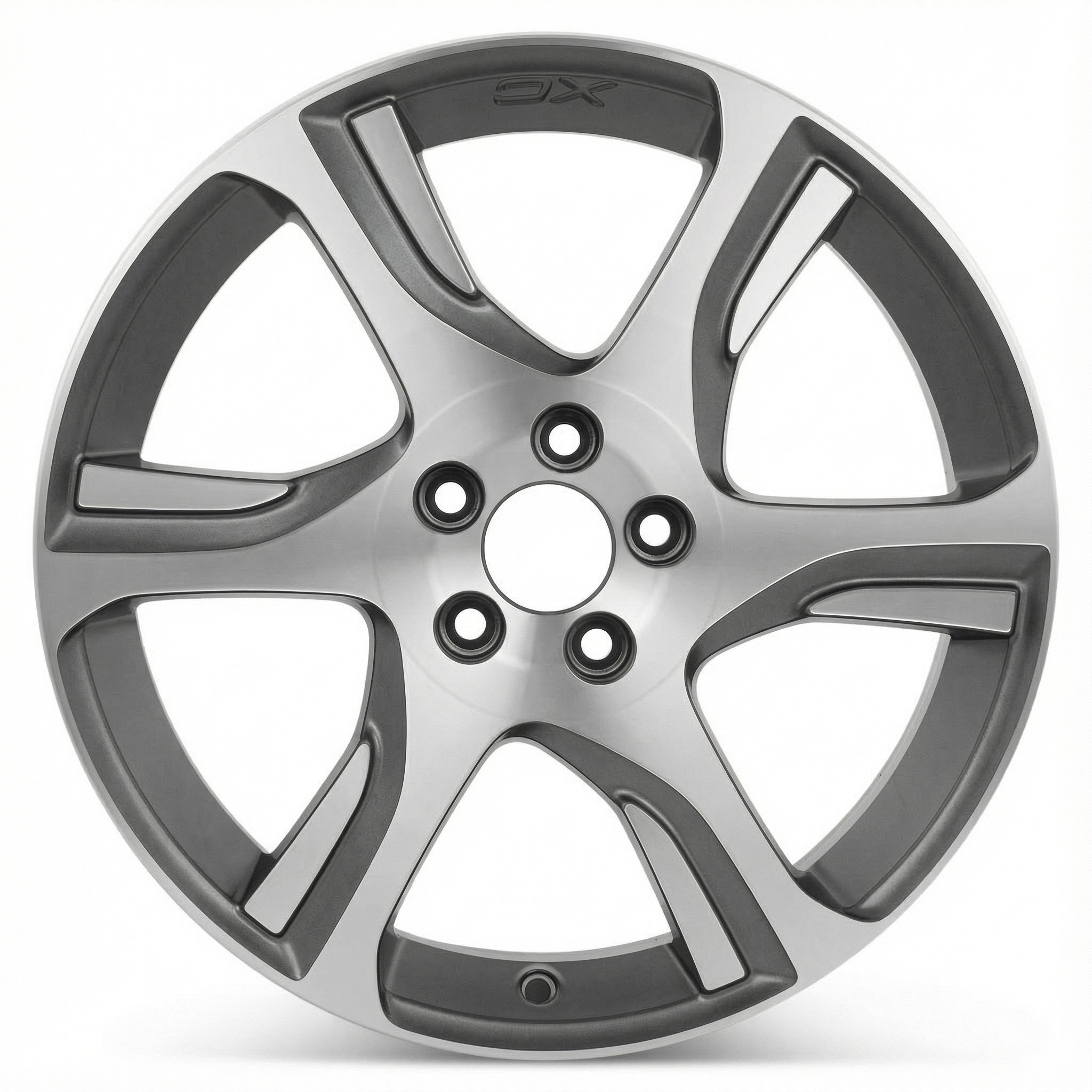 2012-2015 Volvo XC70 Black 18x7.5 6-Spoke Machined Charcoal Alloy Wheel (Remanufactured OEM)