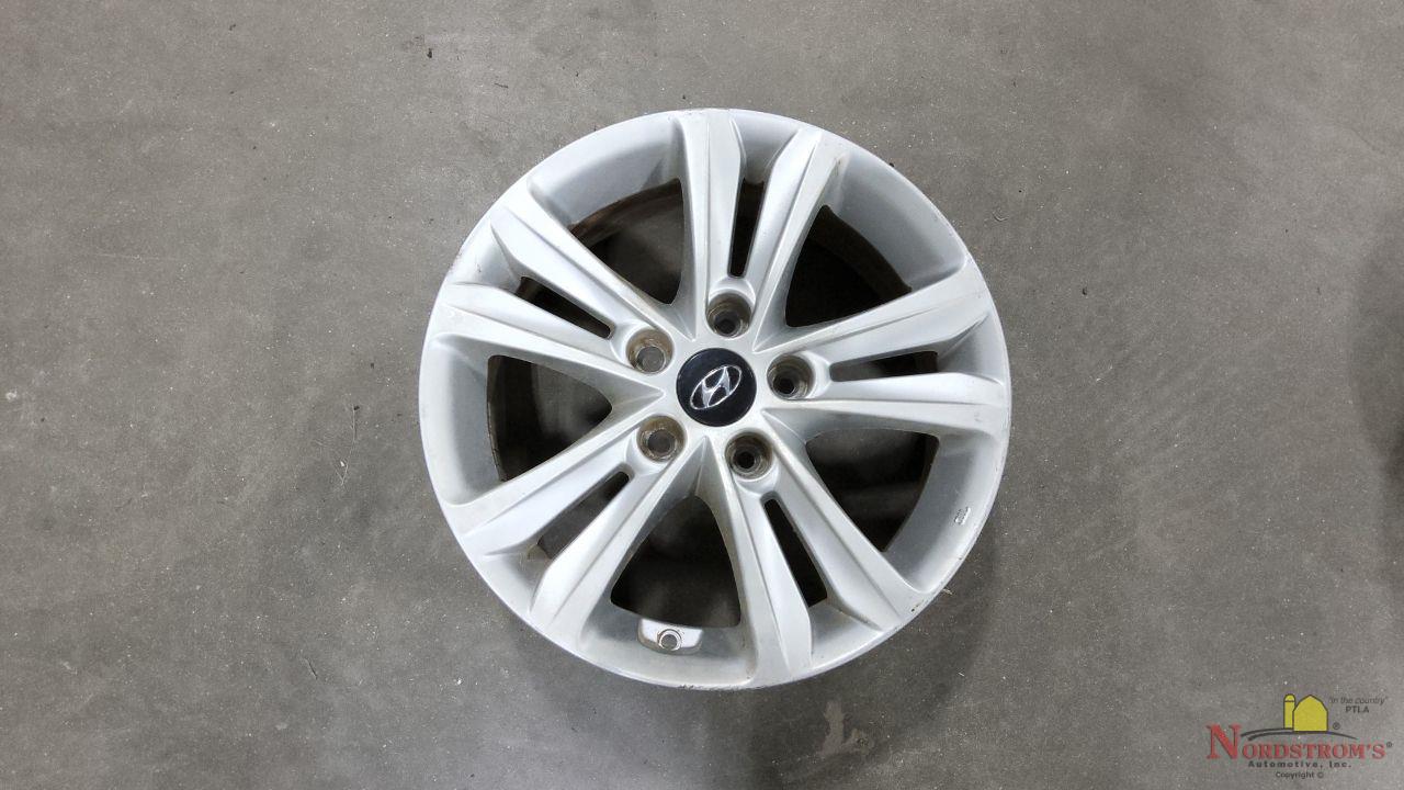 2011-2014 Hyundai Sonata 16x6.5 10-Spoke Silver Painted Alloy Wheel (Used OEM)