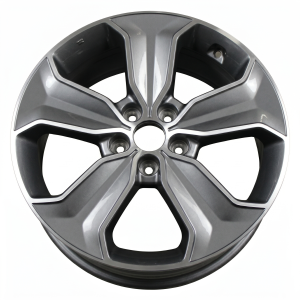 2013-2016 Hyundai Santa Fe Black Machined Charcoal Alloy Wheel (Remanufactured OEM)
