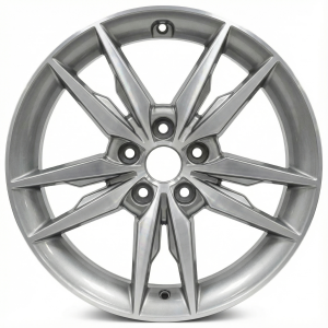 2015-2017 Hyundai Sonata Black 18x7.5 Machined Charcoal Alloy Wheel (Remanufactured OEM)