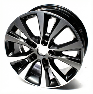 2018-2020 Hyundai Elantra Machined Charcoal Alloy Wheel - Front, Right (Passenger) (Used OEM)