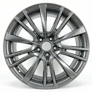 2017-2018 INFINITI Q60 Black 19x9 15-Spoke Painted Charcoal Alloy Wheel (Remanufactured OEM)