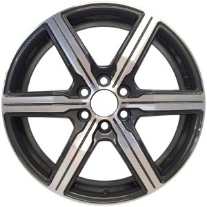 2023-2026 Toyota Sequoia Black 22x8 6-Spoke Dark Chrome Alloy Wheel (Remanufactured OEM)