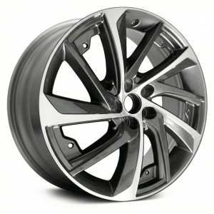 2016-2019 Lexus RX450h Black 20-inch 10-Spoke Machined Charcoal Alloy Wheel (Remanufactured OEM)