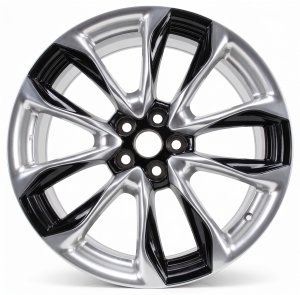 2018-2023 Lexus LC500 Black 21x9.5 5-Split Spoke Silver and Black Alloy Wheel (Remanufactured OEM)