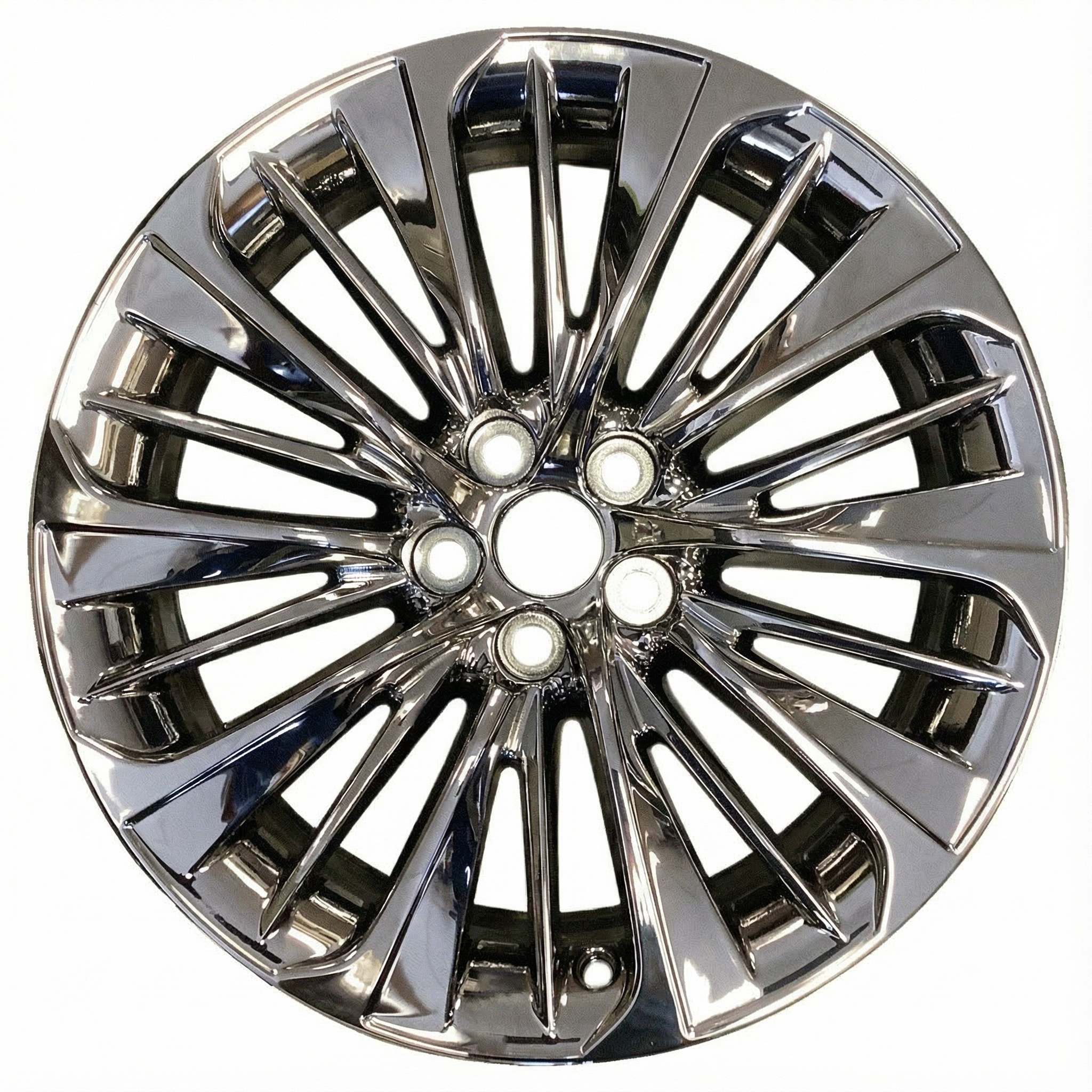 2018-2024 Lexus LS500 Chrome 20x8 20-Spoke Bright PVD Chrome Alloy Wheel (Remanufactured OEM)