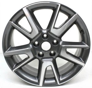 2020-2025 Kia Soul Black 18-Inch 5 V-Spoke Machined Charcoal Alloy Wheel (Remanufactured OEM)