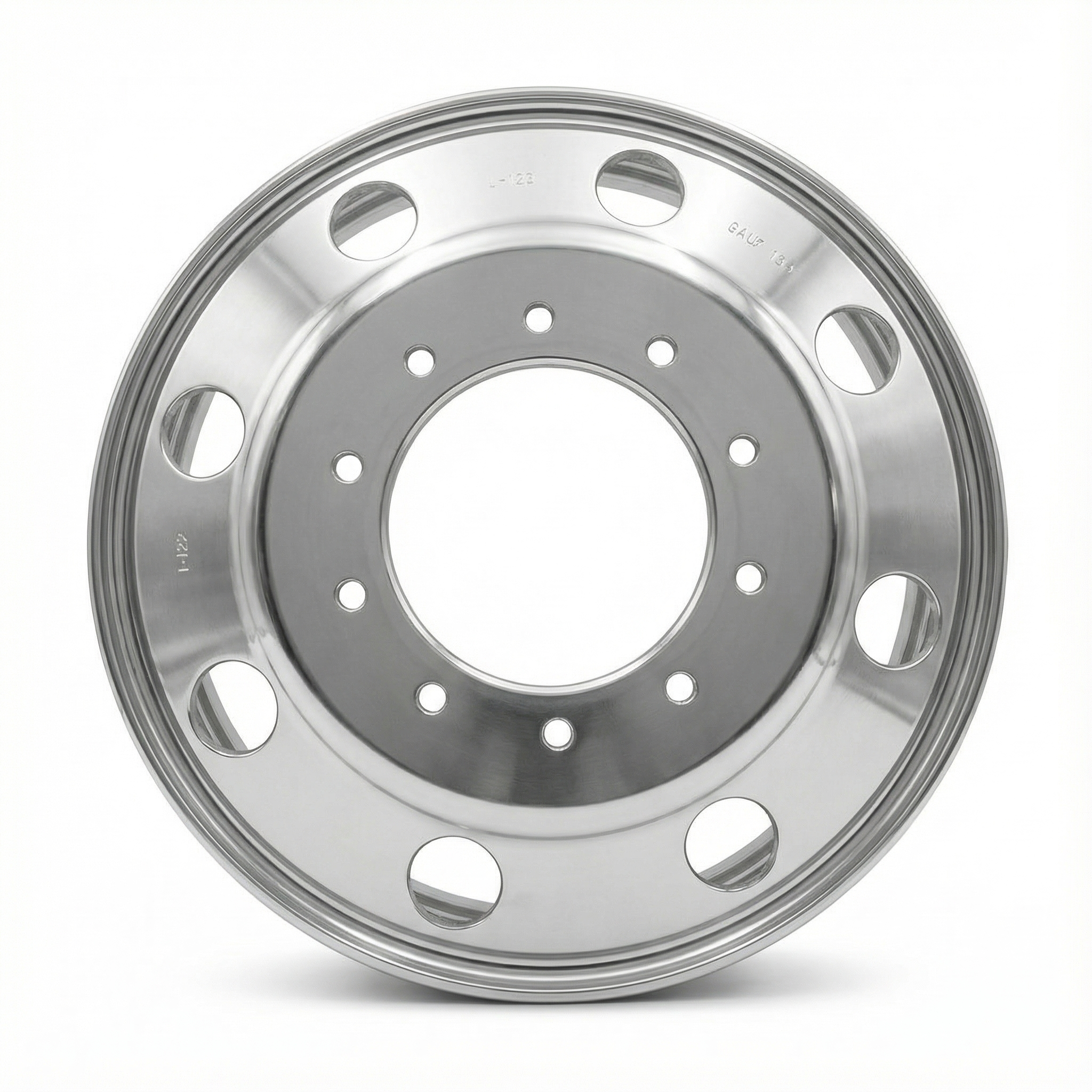 2005-2025 Ford F-550 Super Duty 19.5 Inch Polished Aluminum Wheel (Remanufactured OEM)