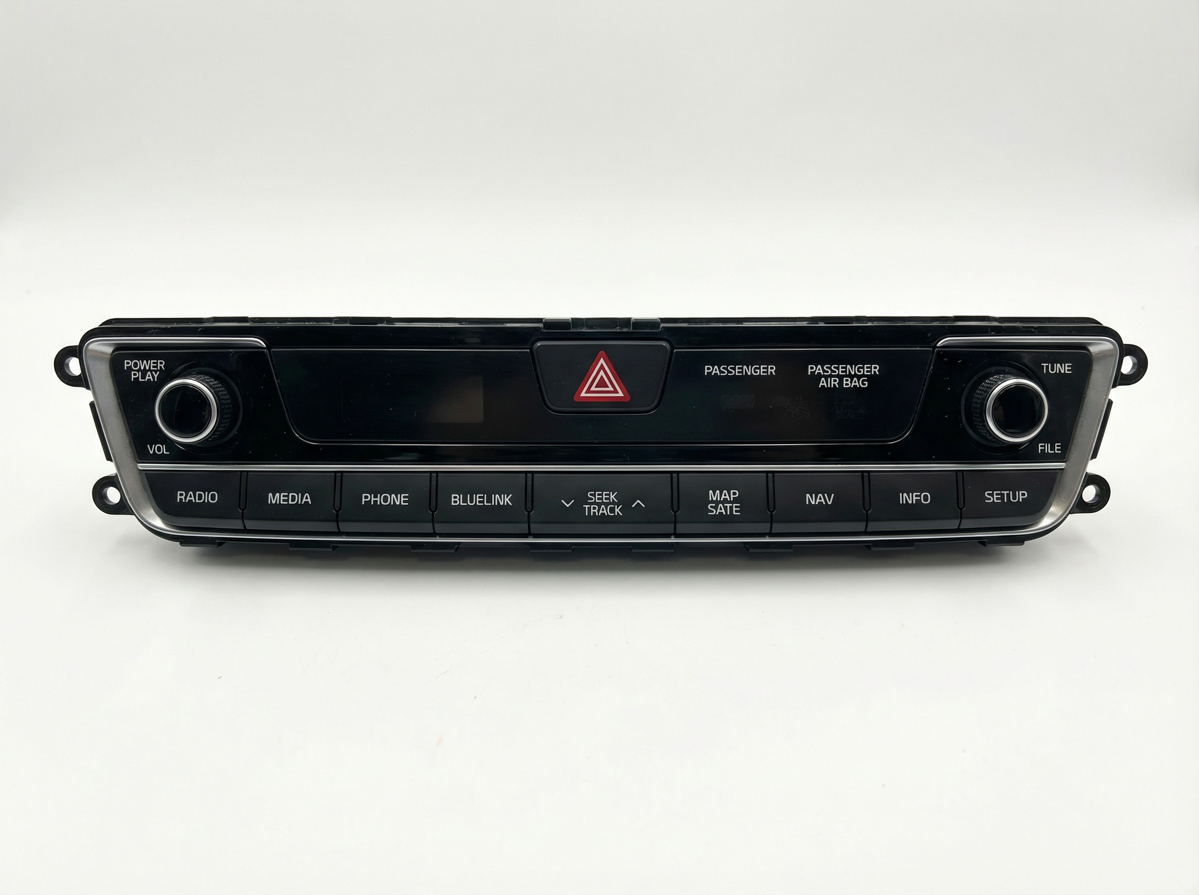 2015-2016 Hyundai Sonata Infotainment Control Panel and Clock Assembly (Used OEM)